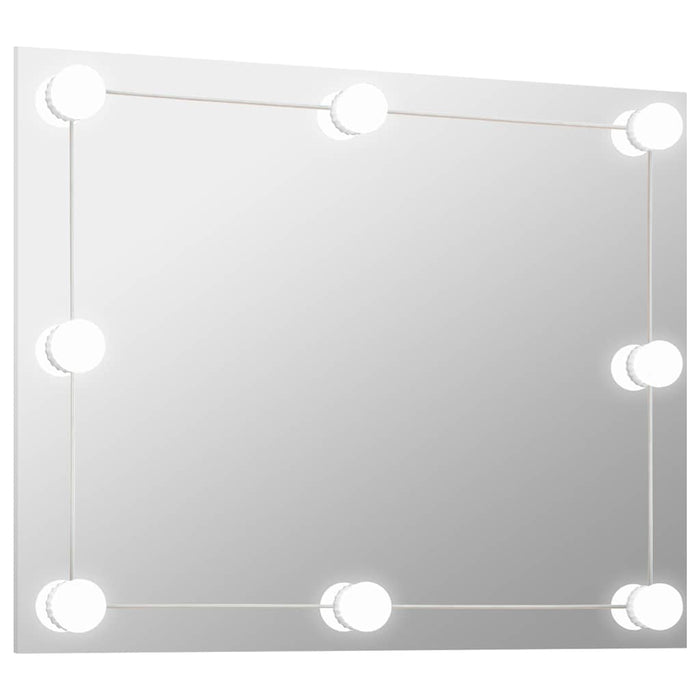 Oglindă de perete lumini LED fără ramă sticlă dreptunghiulară - WALTI WALTI