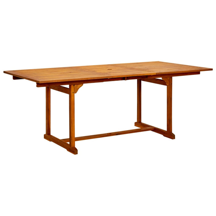 Set mobilier de grădină, 5 piese, lemn masiv de acacia, 150-200 cm WALTI