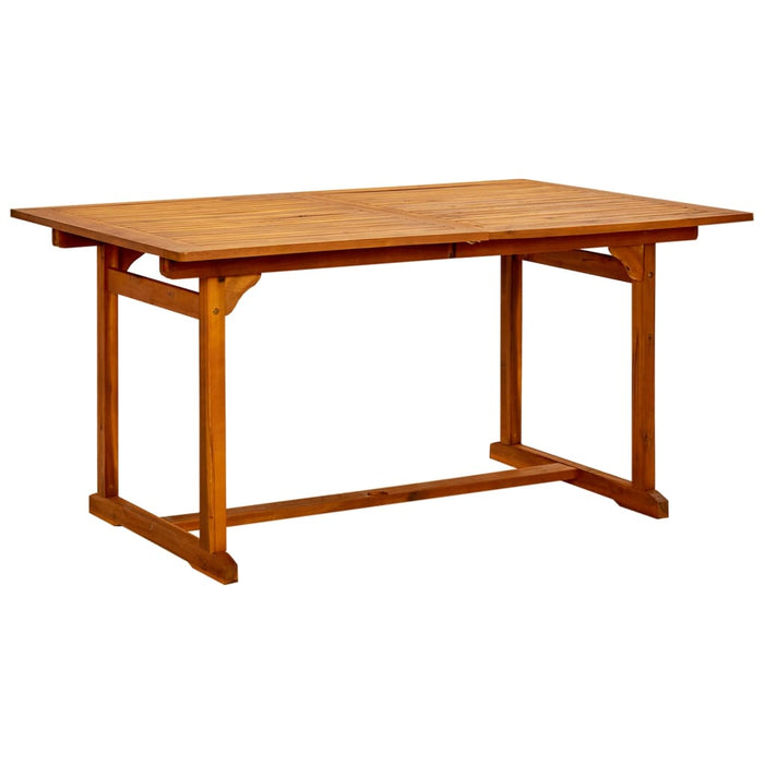 Set mobilier de grădină, 5 piese, lemn masiv de acacia, 150-200 cm WALTI