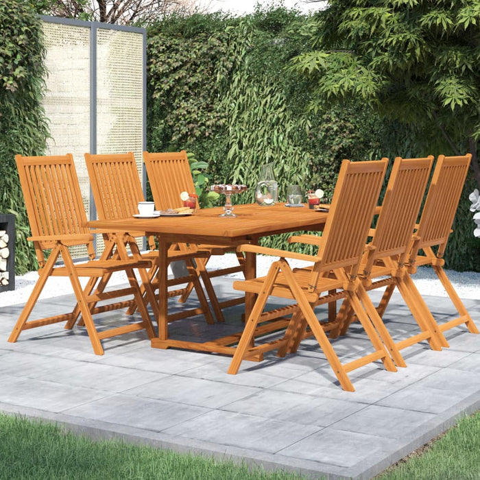 Set mobilier de grădină, 7 piese, lemn masiv de acacia WALTI