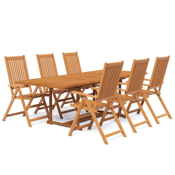 Set mobilier de grădină, 7 piese, lemn masiv de acacia, 160-240 cm WALTI