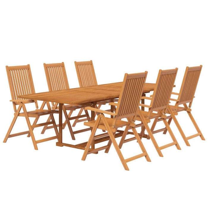 Set mobilier de grădină, 7 piese, lemn masiv de acacia, 160-240 cm WALTI