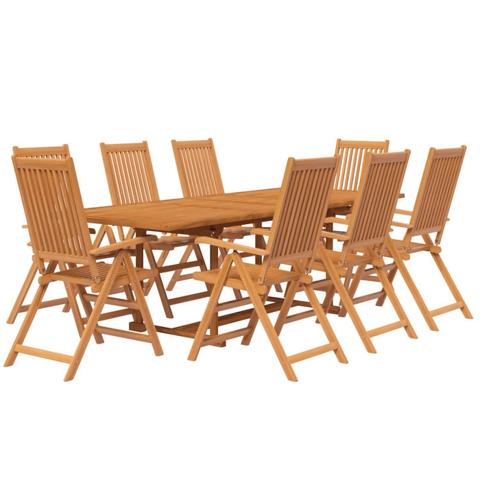 Set mobilier de grădină, 9 piese, lemn masiv de acacia - WALTI WALTI