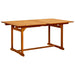 Set mobilier de grădină, 9 piese, lemn masiv de acacia - WALTI WALTI