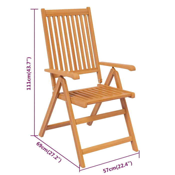 Set mobilier de grădină, 9 piese, lemn masiv de acacia - WALTI WALTI