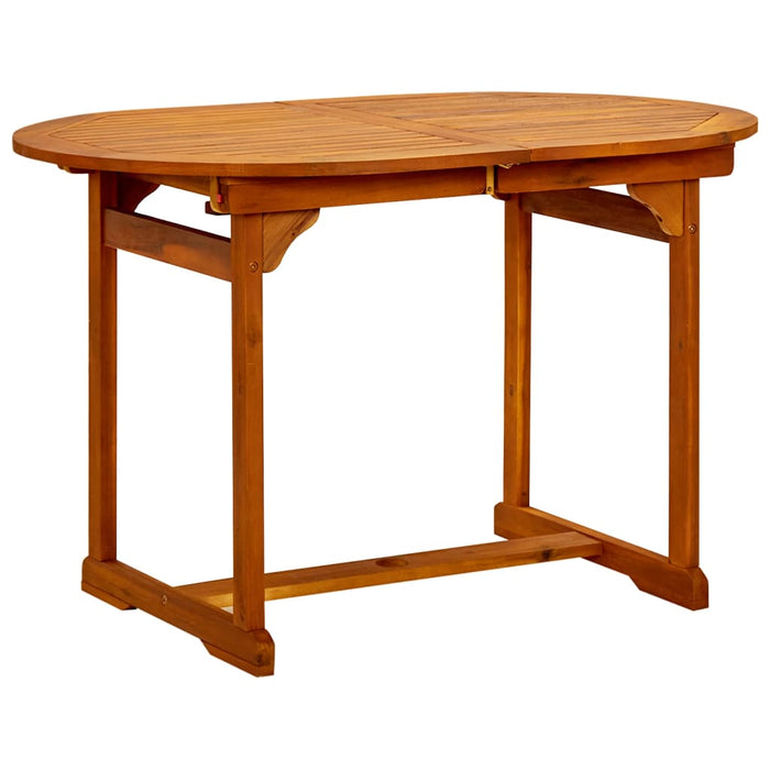 Set mobilier de grădină, 7 piese, lemn masiv de acacia, 120-170 cm WALTI