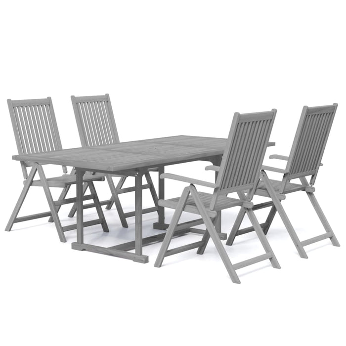 Set mobilier de grădină, 5 piese, lemn masiv de acacia WALTI