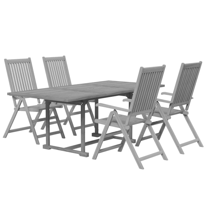 Set mobilier de grădină, 5 piese, lemn masiv de acacia WALTI