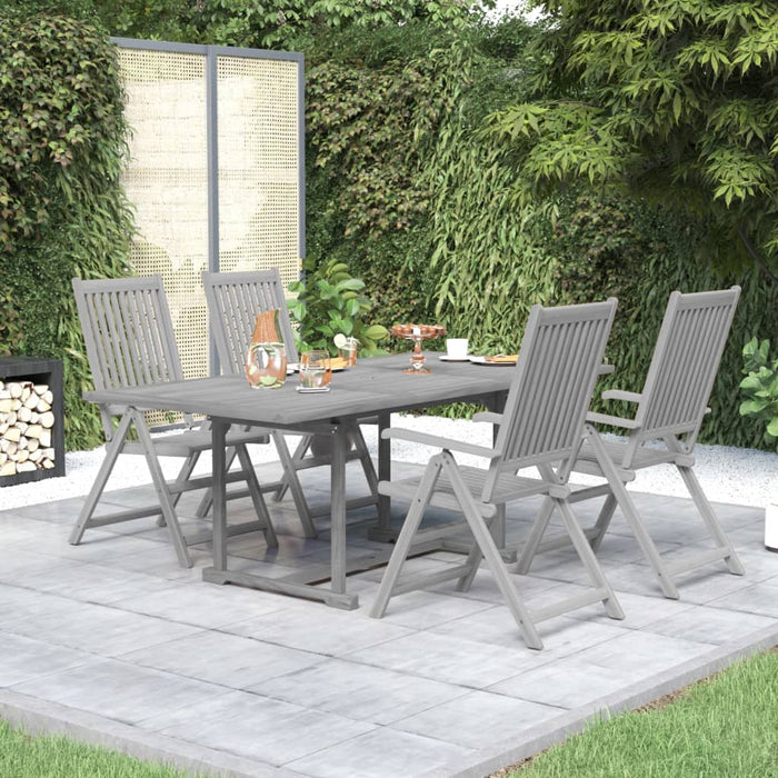 Set mobilier de grădină, 5 piese, lemn masiv de acacia WALTI
