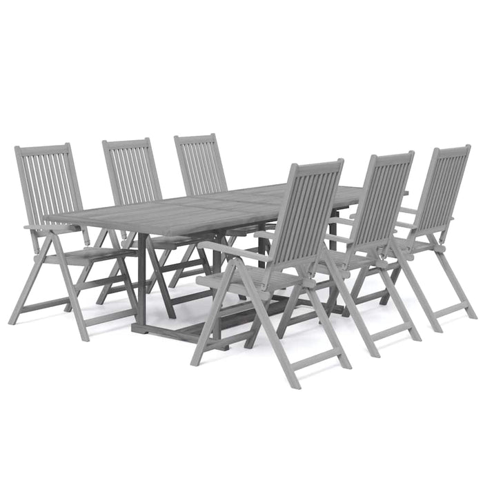 Set mobilier de grădină, 7 piese, lemn masiv de acacia WALTI