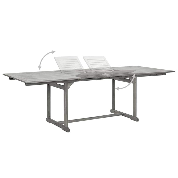 Set mobilier de grădină, 7 piese, lemn masiv de acacia WALTI