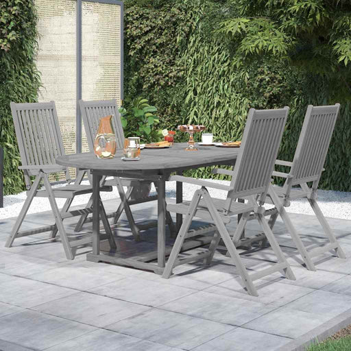 Set mobilier de grădină, 5 piese, lemn masiv de acacia - WALTI WALTI