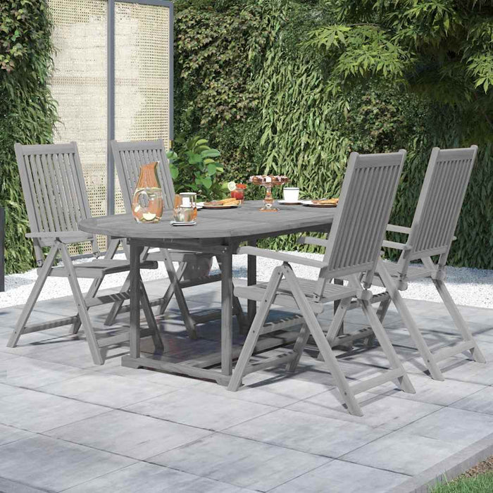 Set mobilier de grădină, 5 piese, lemn masiv de acacia - WALTI WALTI