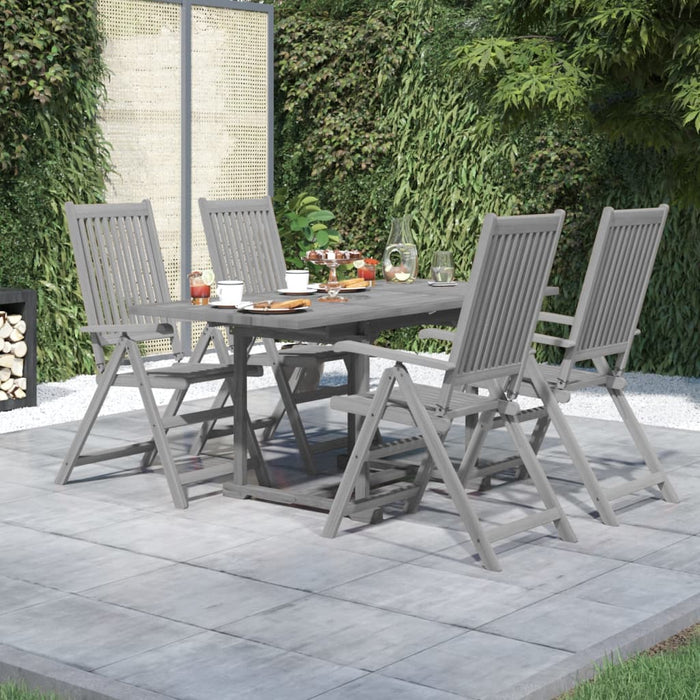 Set mobilier de grădină, 5 piese, lemn masiv de acacia - WALTI WALTI