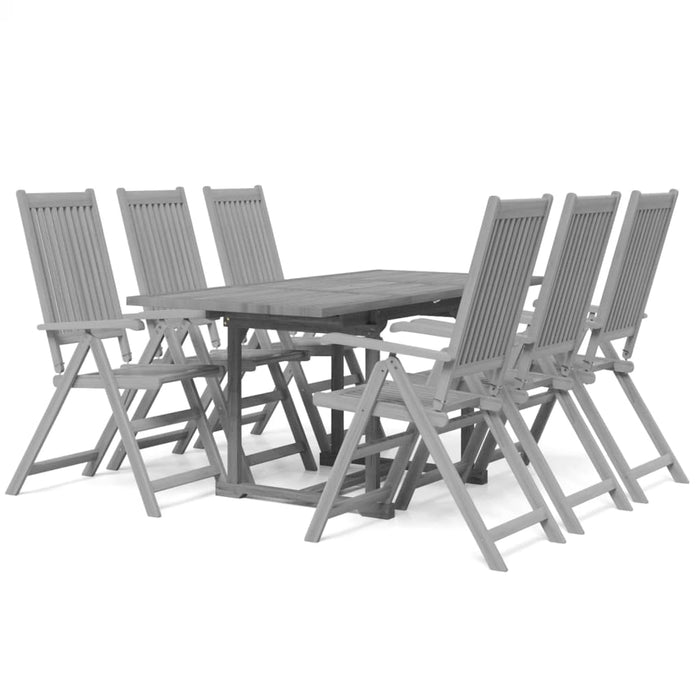 Set mobilier de grădină, 7 piese, lemn masiv de acacia - WALTI WALTI