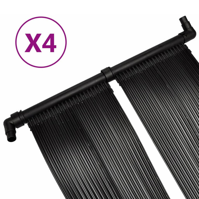 Panou încălzitor solar pentru piscină, 4 buc., 80x620 cm - WALTI WALTI