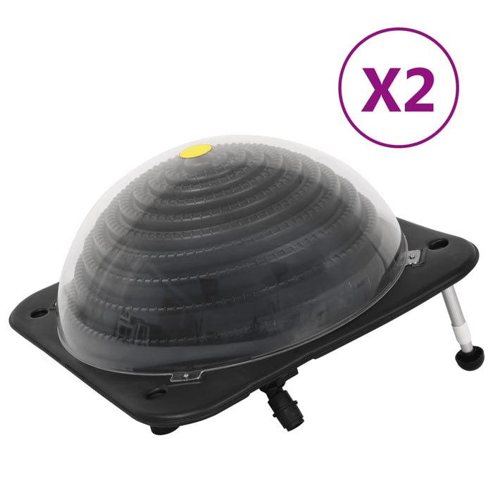 Încălzitor solar pentru piscină 2 buc. 75x75x36cm HDPE aluminiu - WALTI WALTI