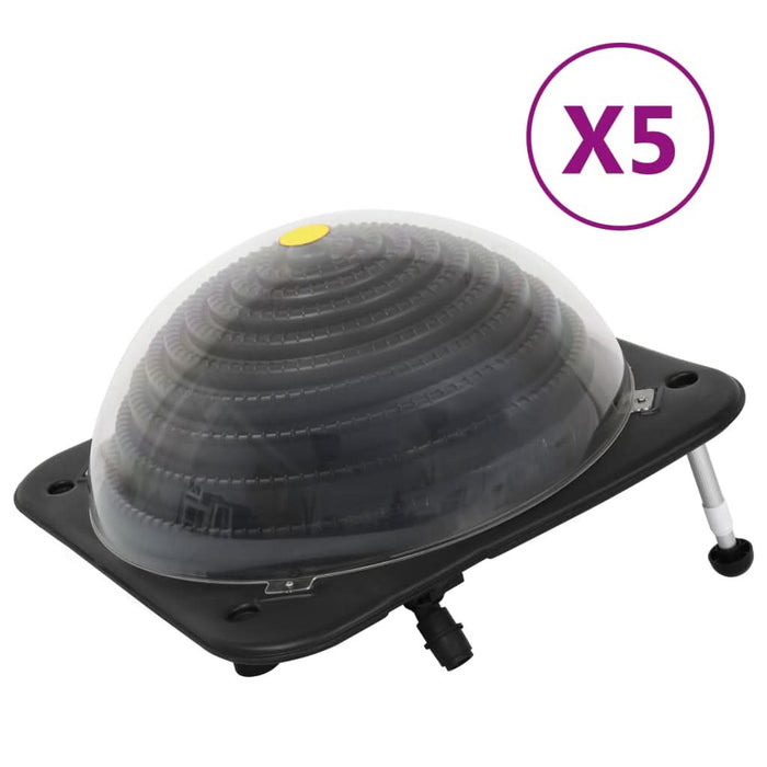 Încălzitor solar de piscină 5 buc. 75x75x36cm HDPE aluminiu - WALTI WALTI