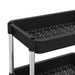 Cărucior de bucătărie 5 niveluri negru 42x29x128 cm fier și ABS - WALTI WALTI