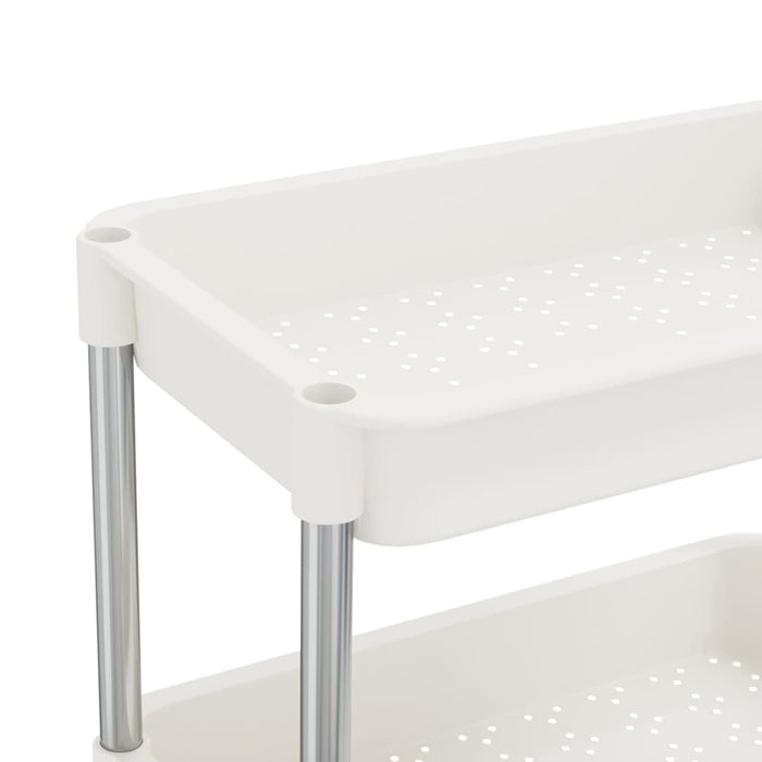 Cărucior de bucătărie 5 niveluri alb 42x29x128 cm fier și ABS - WALTI WALTI