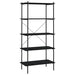 Unitate cu rafturi pe 5 niveluri, negru, 80x40x163 cm - WALTI WALTI
