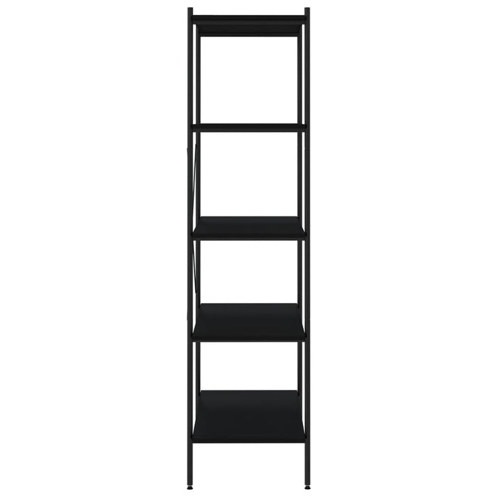 Unitate cu rafturi pe 5 niveluri, negru, 80x40x163 cm - WALTI WALTI