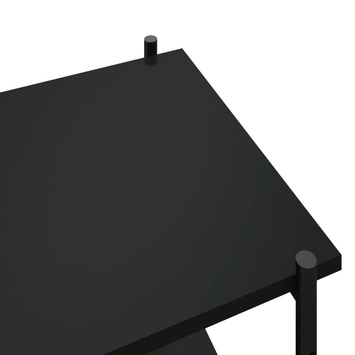 Unitate cu rafturi pe 5 niveluri, negru, 80x40x163 cm - WALTI WALTI