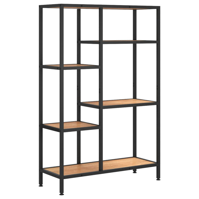 Bibliotecă, 80x30x120 cm, oțel și lemn prelucrat - WALTI WALTI