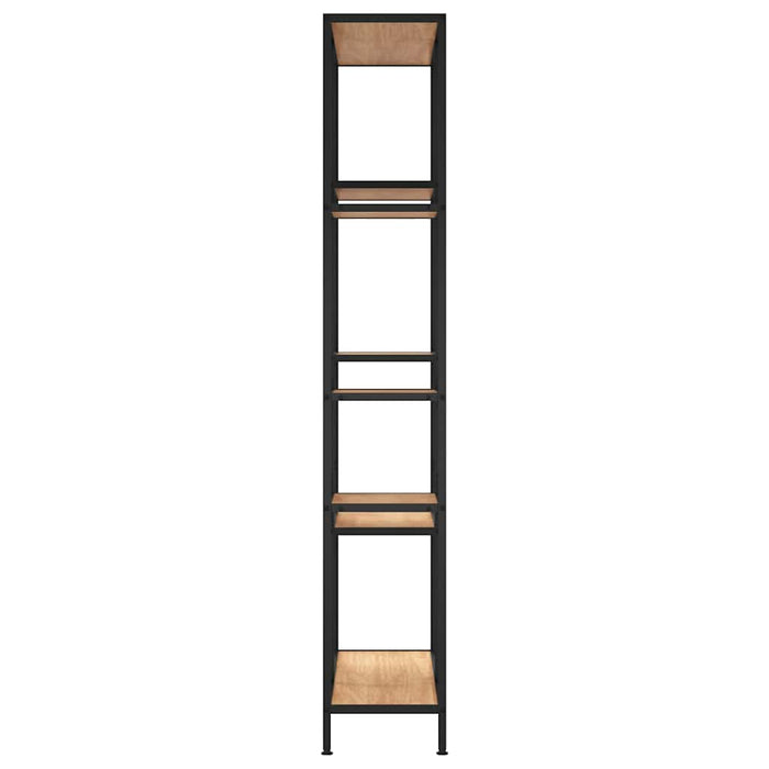 Bibliotecă, 80x30x180 cm, oțel și lemn prelucrat - WALTI WALTI