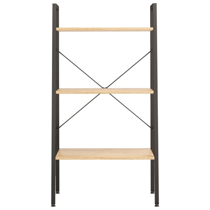 Raft cu 3 niveluri, maro deschis / negru, 56x35x108 cm - WALTI WALTI