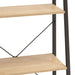 Raft cu 3 niveluri, maro deschis / negru, 56x35x108 cm - WALTI WALTI