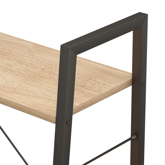 Raft cu 3 niveluri, maro deschis / negru, 56x35x108 cm - WALTI WALTI