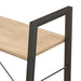 Raft cu 3 niveluri, maro deschis / negru, 56x35x108 cm - WALTI WALTI