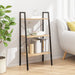 Raft cu 3 niveluri, maro deschis / negru, 56x35x108 cm - WALTI WALTI