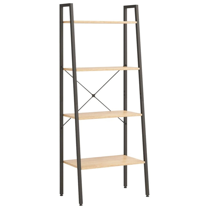 Raft vertical cu 4 niveluri, maro deschis/negru, 56x35x140 cm - WALTI WALTI