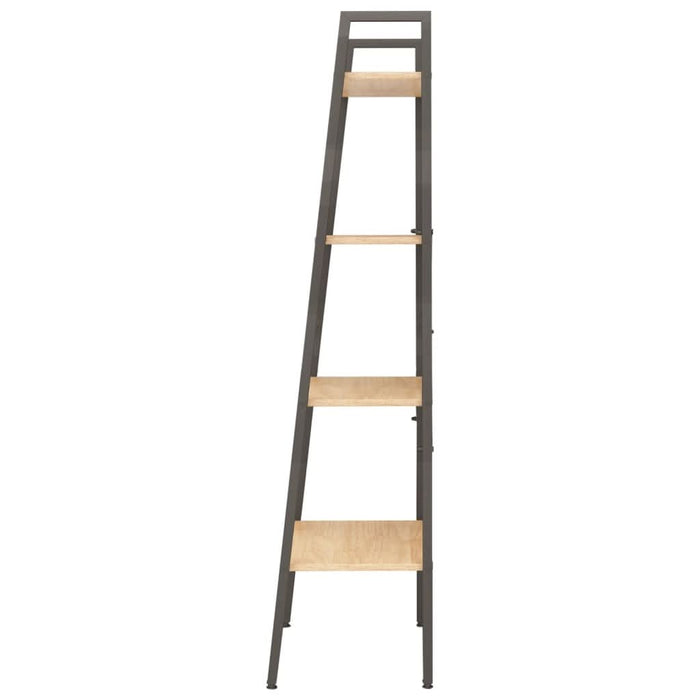 Raft vertical cu 4 niveluri, maro deschis/negru, 56x35x140 cm - WALTI WALTI