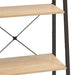 Raft vertical cu 4 niveluri, maro deschis/negru, 56x35x140 cm - WALTI WALTI