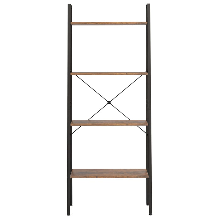 Raft vertical cu 4 niveluri, maro închis și negru, 56x35x140 cm - WALTI WALTI