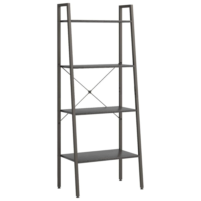Raft vertical cu 4 niveluri, negru, 56x35x140 cm - WALTI WALTI