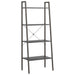 Raft vertical cu 4 niveluri, negru, 56x35x140 cm - WALTI WALTI