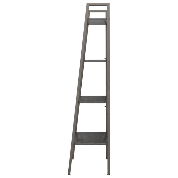 Raft vertical cu 4 niveluri, negru, 56x35x140 cm - WALTI WALTI