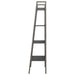 Raft vertical cu 4 niveluri, negru, 56x35x140 cm - WALTI WALTI