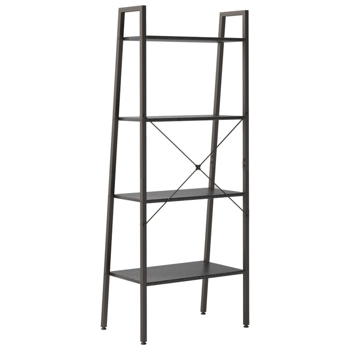 Raft vertical cu 4 niveluri, negru, 56x35x140 cm - WALTI WALTI
