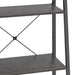 Raft vertical cu 4 niveluri, negru, 56x35x140 cm - WALTI WALTI