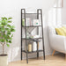 Raft vertical cu 4 niveluri, negru, 56x35x140 cm - WALTI WALTI