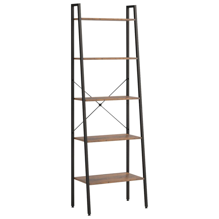 Raft vertical cu 5 niveluri, maro închis și negru, 56x35x174 cm - WALTI WALTI
