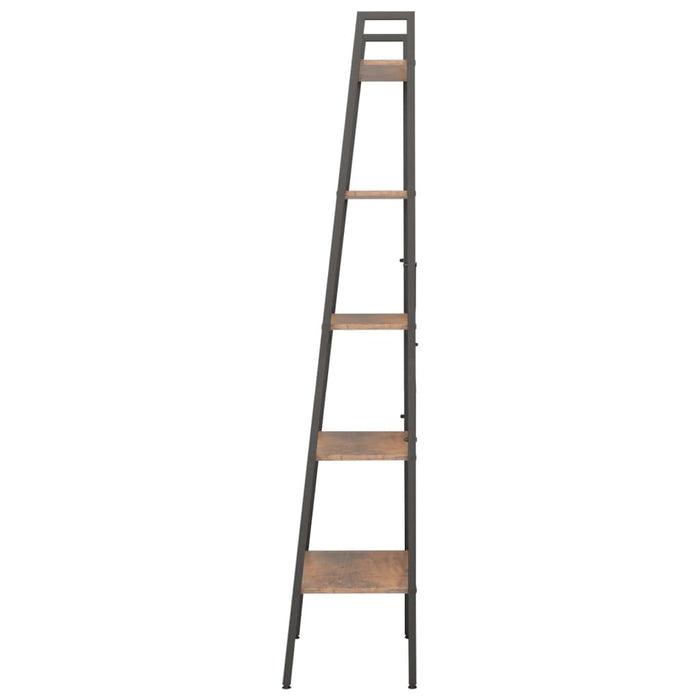 Raft vertical cu 5 niveluri, maro închis și negru, 56x35x174 cm - WALTI WALTI