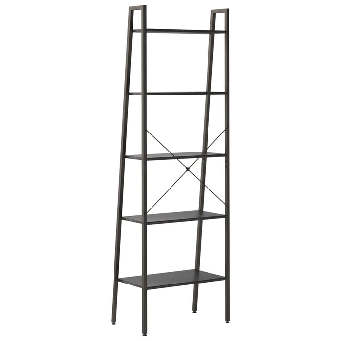 Raft de sine stătător cu 5 niveluri, negru, 56x35x174 cm - WALTI WALTI