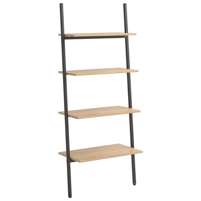 Raft înclinat cu 4 niveluri maro deschis / negru 64x34x150,5 cm - WALTI WALTI