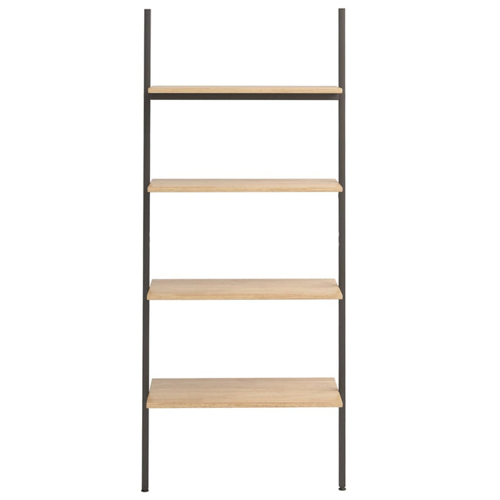 Raft înclinat cu 4 niveluri maro deschis / negru 64x34x150,5 cm - WALTI WALTI
